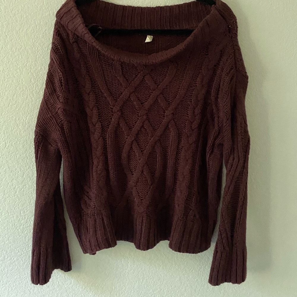 Off the shoulder sweater